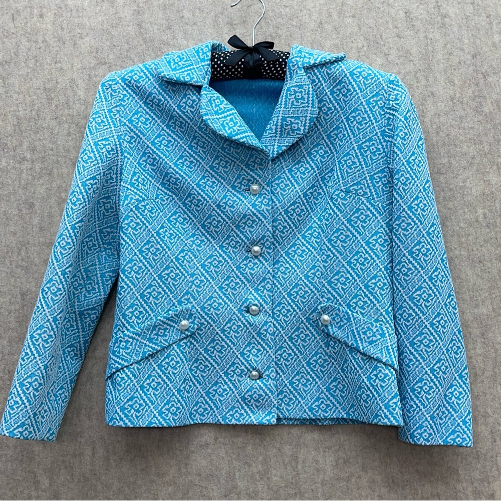 Women's Hand Tailored Blazer Jacket 8 Petite - Picture 1 of 6
